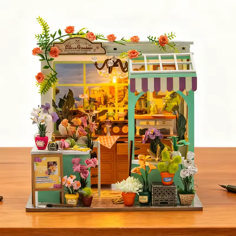 Alice Garden Miniature Dollhouse Kit by Wizardi F07M5-63-M2507