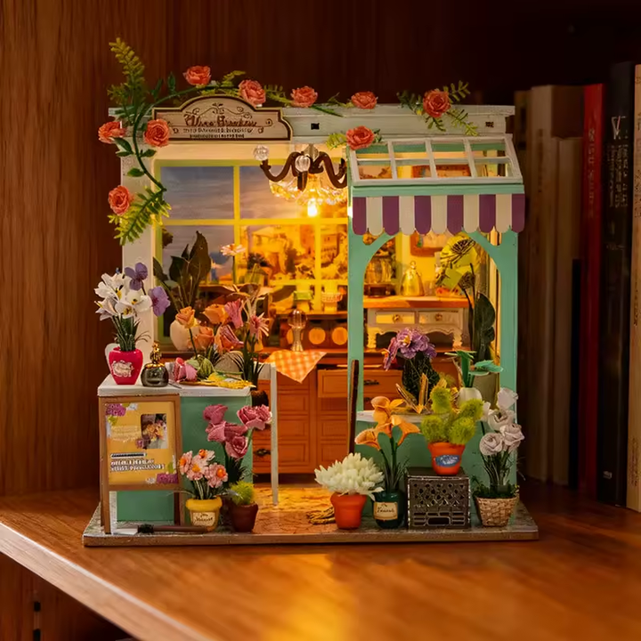 Alice Garden Miniature Dollhouse Kit by Wizardi F07M5-63-M2507