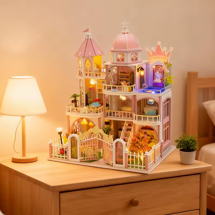 Windsor Castle Miniature Dollhouse Kit by Wizardi F07M5-65-L2503