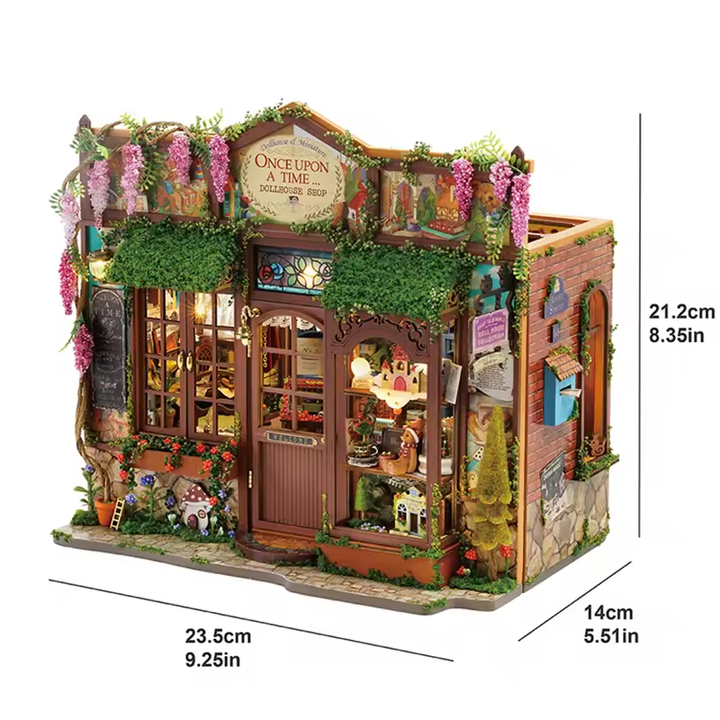 Once Upon a Time Miniature Dollhouse Kit by Wizardi F07M5-71-F-068-A