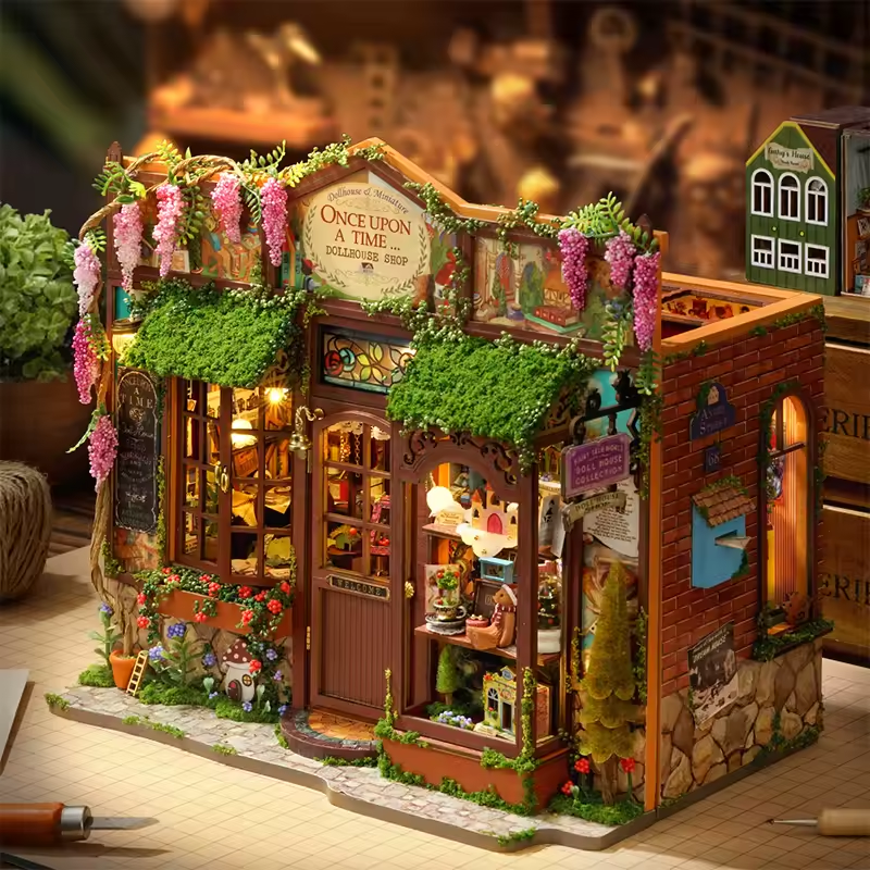 Once Upon a Time Miniature Dollhouse Kit by Wizardi F07M5-71-F-068-A