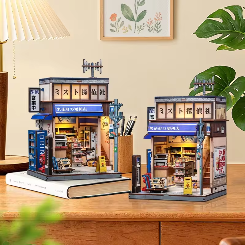 Beika-Cho Convenience Store Miniature Dollhouse Kit by Wizardi F07M5-86-CWGC222