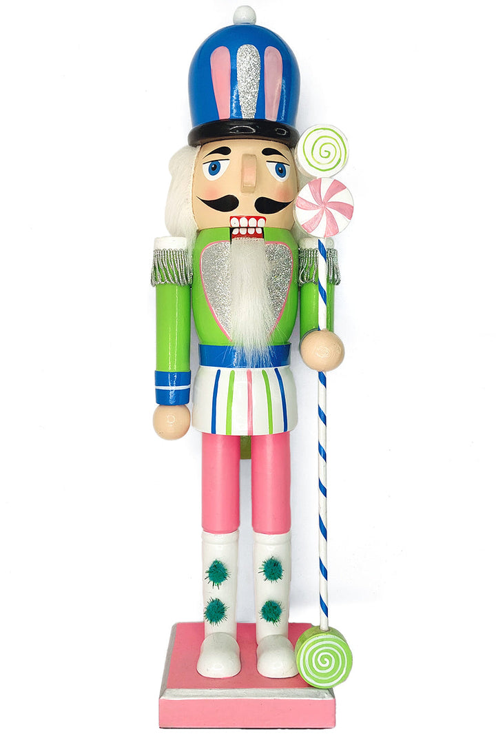 Candyland Christmas Wooden Nutcracker Soldier Wizardi F07M6-1A