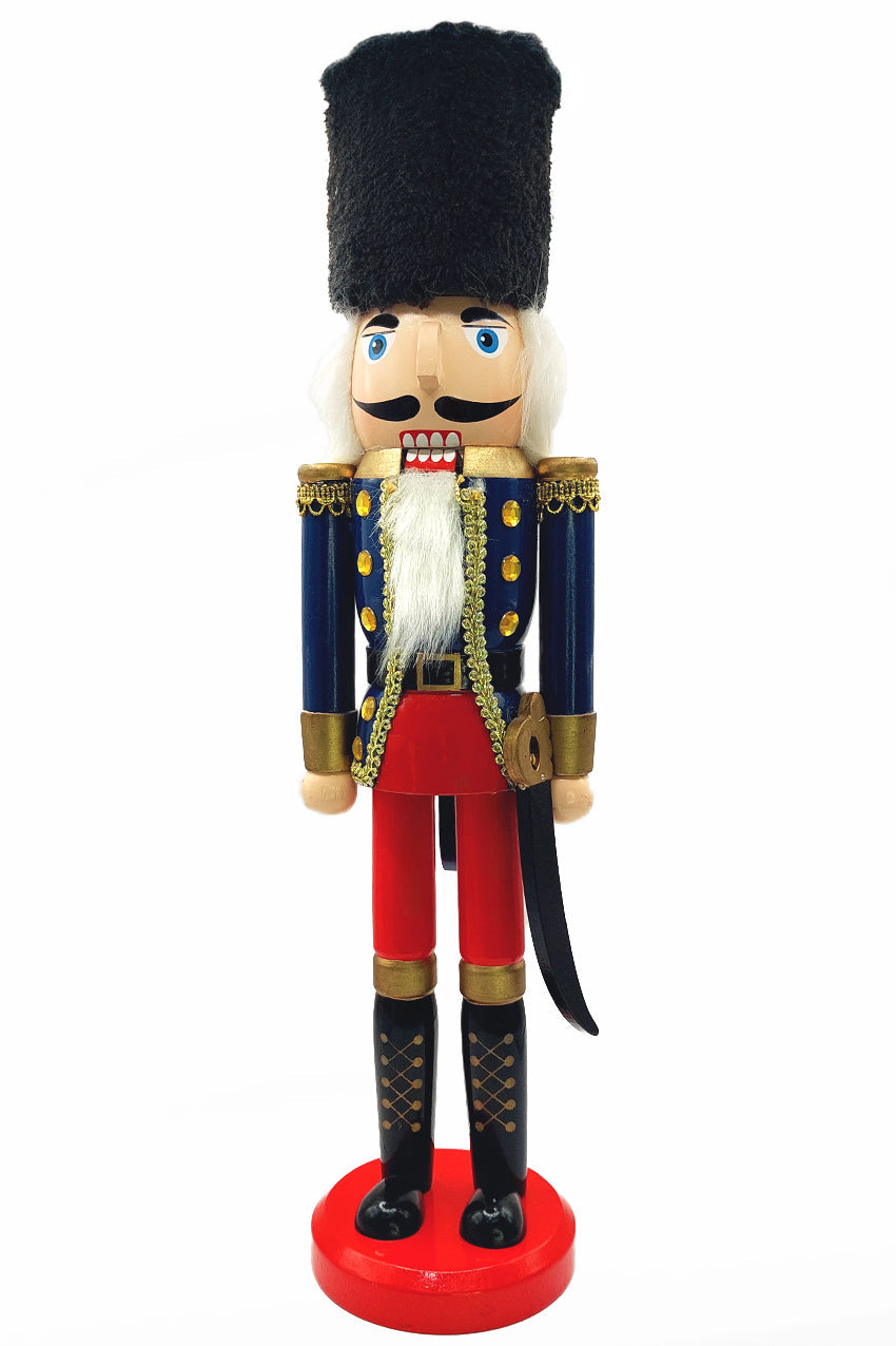 Wooden Commander Nutcracker Wizardi F07M6-3B