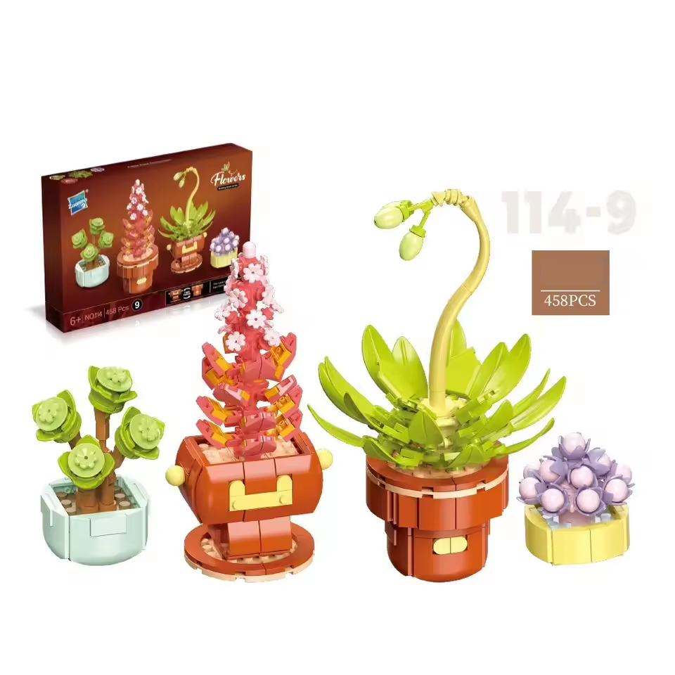 Plants Brick Building Set Wizardi F07N11-5-9(114)