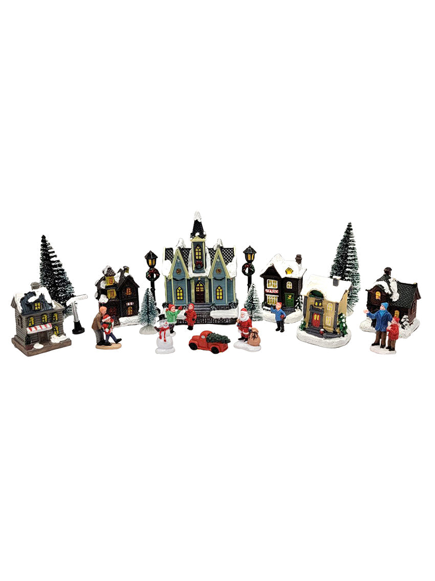 Christmas Village Set - Winter Wonderland by Wizardi F07N5-5