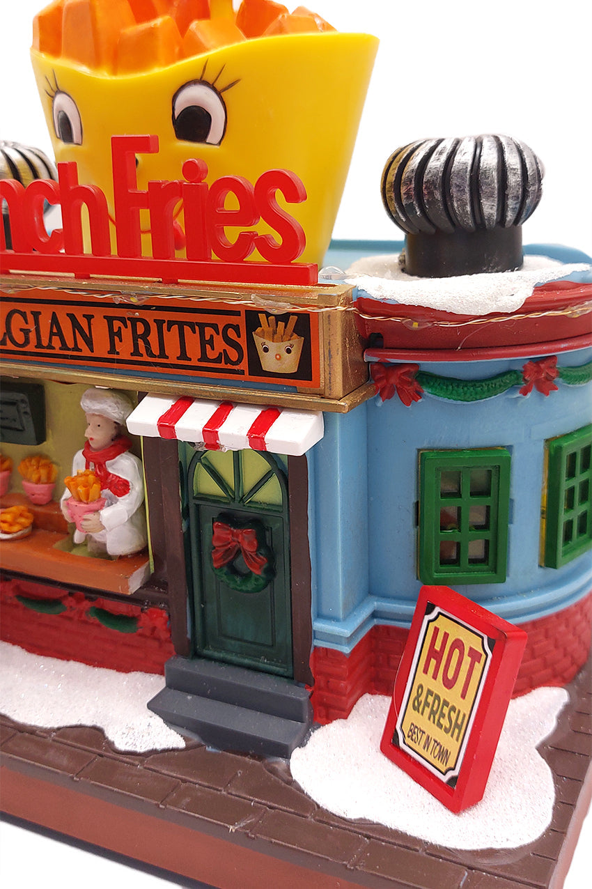 French Fries Christmas Village Miniature by Wizardi F07N5-8