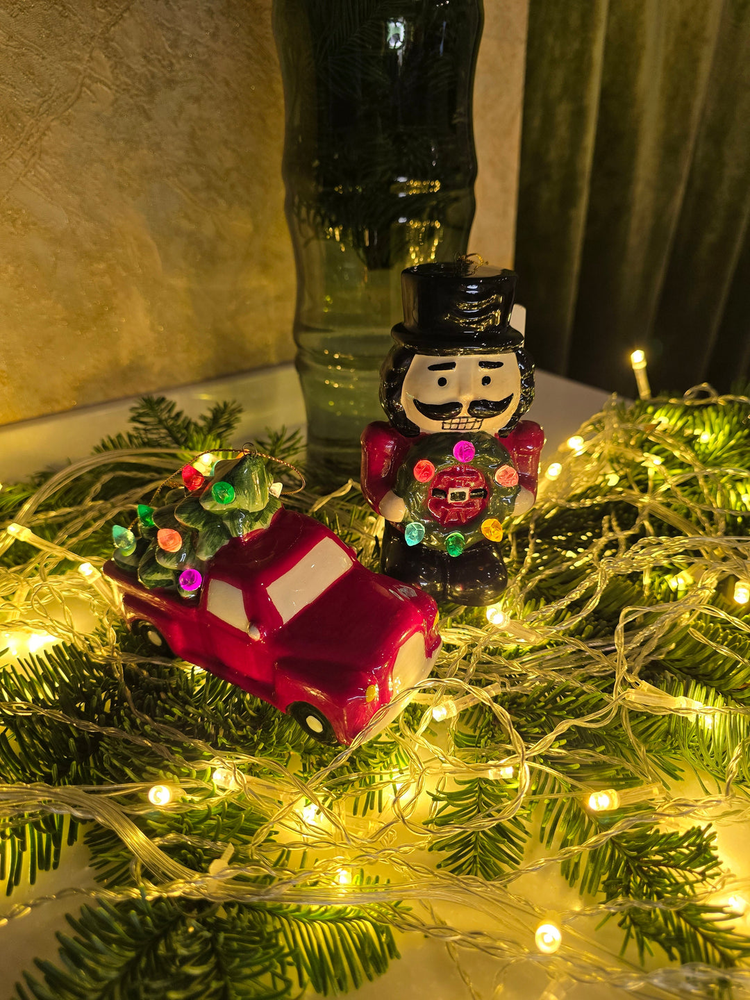 Wooden Nutcracker Decoration by Wizardi F07N7-16
