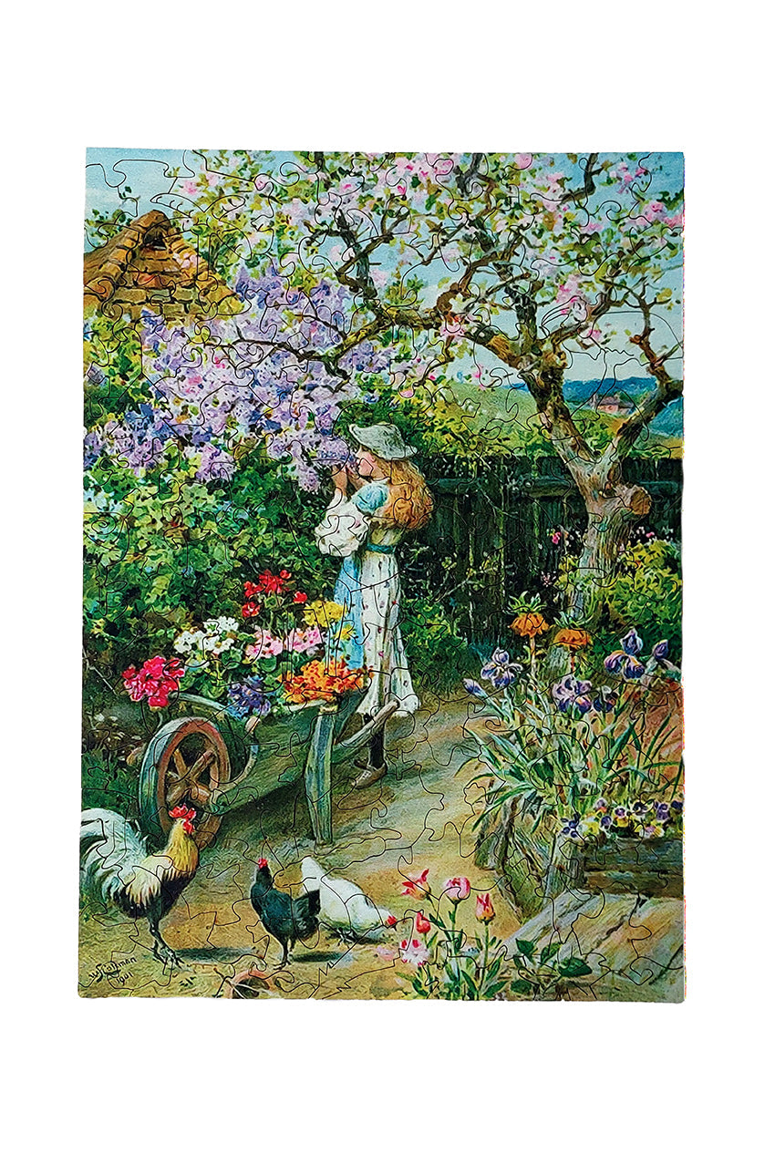 Spring Blossoms after William Stephen - Jigsaw Wooden Puzzle by Wizardi F07N9-22
