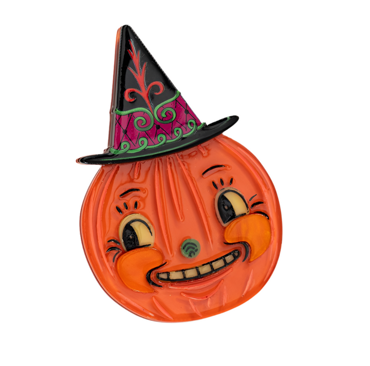 Hocus Pocus Pumpkin Brooch by Johanna Parker x Lipstick & Chrome