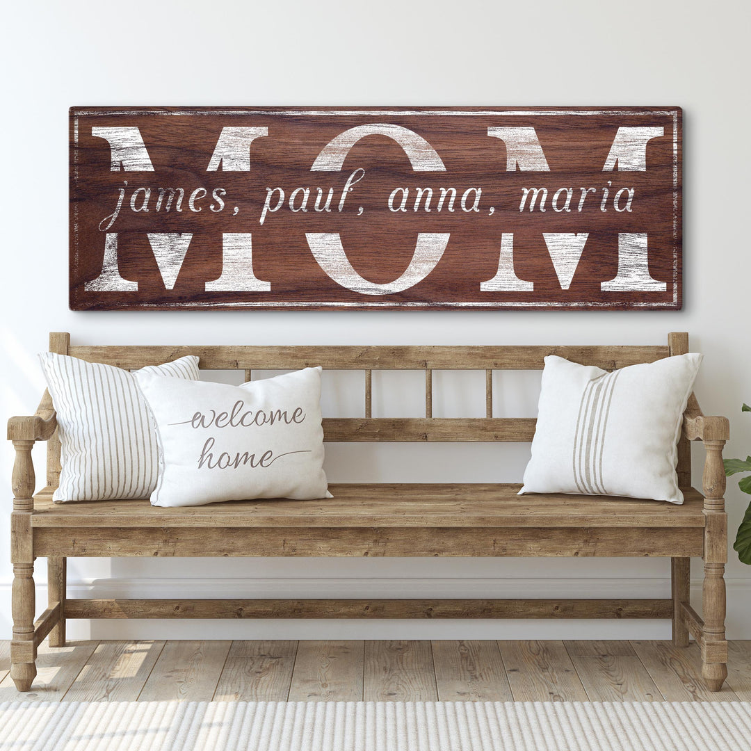 Mom Name Sign
