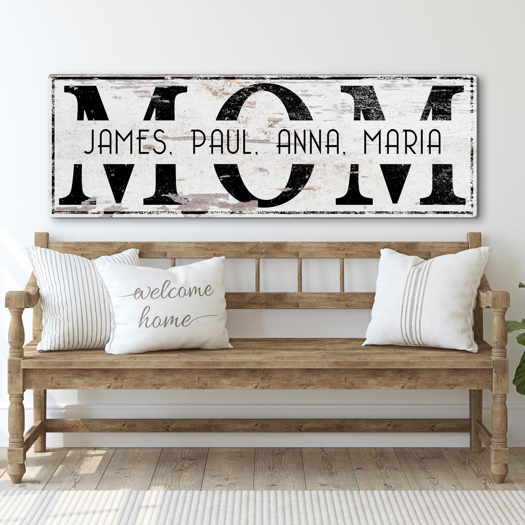 Mom Name Sign