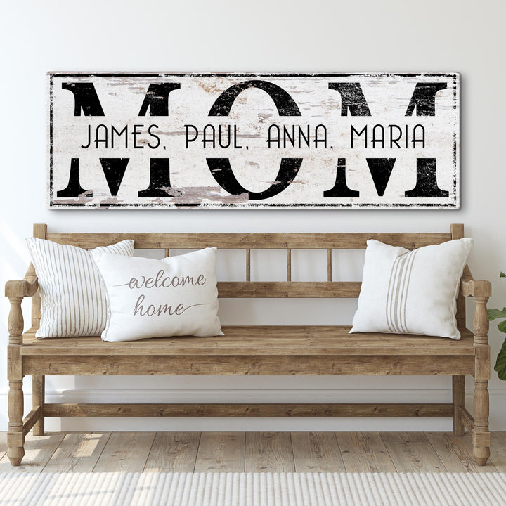 Mom Name Sign