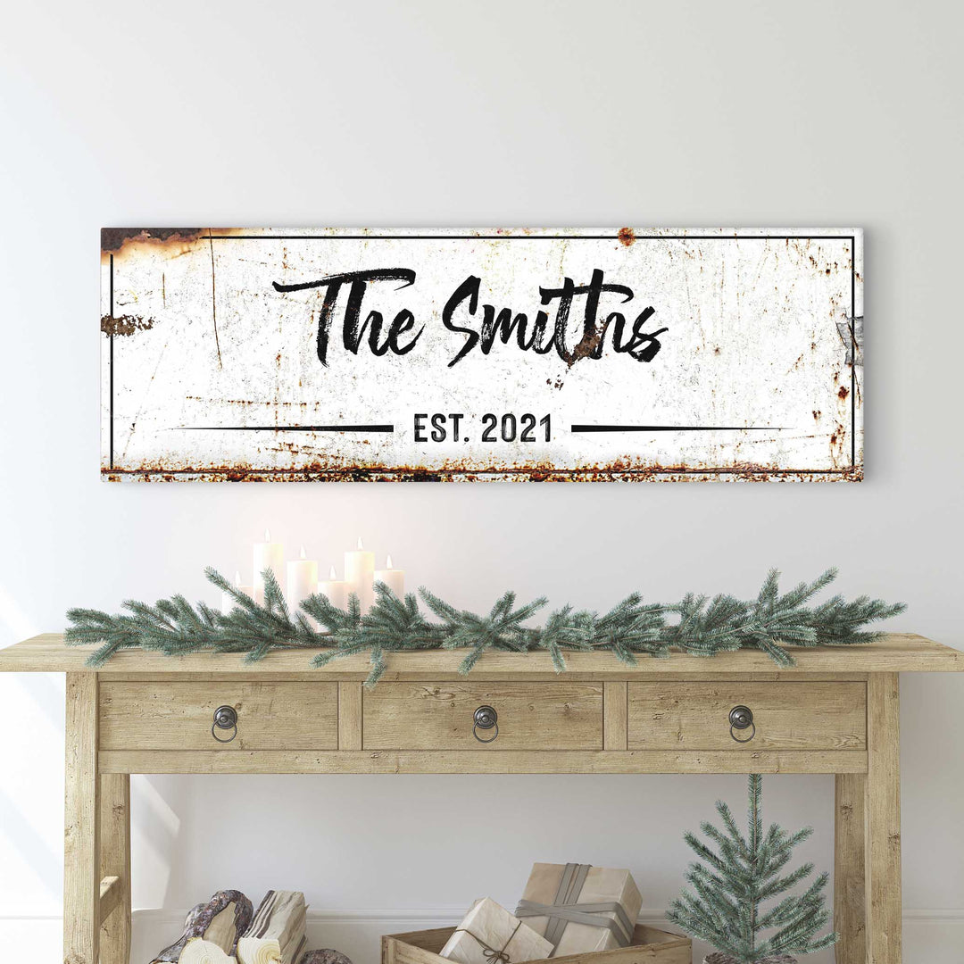 Family Rustic Sign