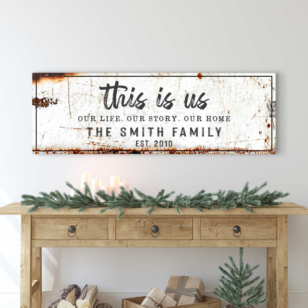 This Is Us Rustic Sign