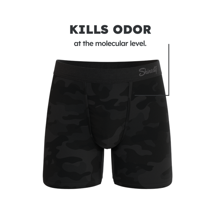 The Darkside | Black Camouflage Fart Proof Ball Hammock® Pouch Underwear