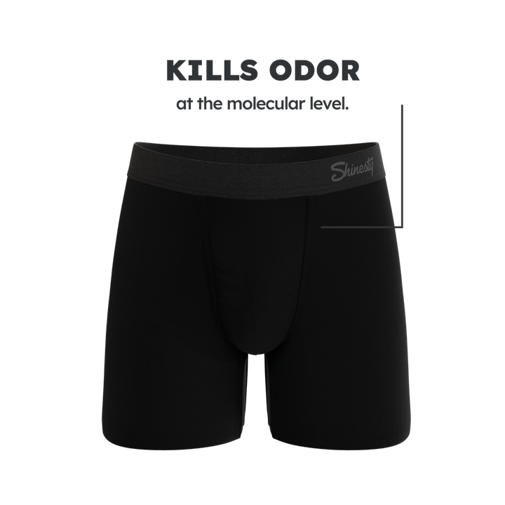 The Threat Level Midnight | Black Fart Proof Ball Hammock® Pouch Underwear