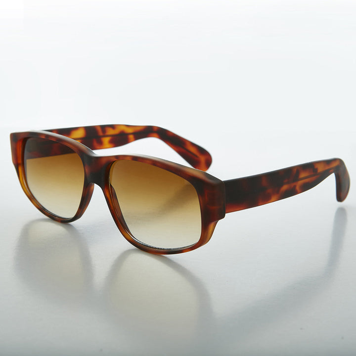 Wide Rectangular Mod Vintage Sunglass - Fez