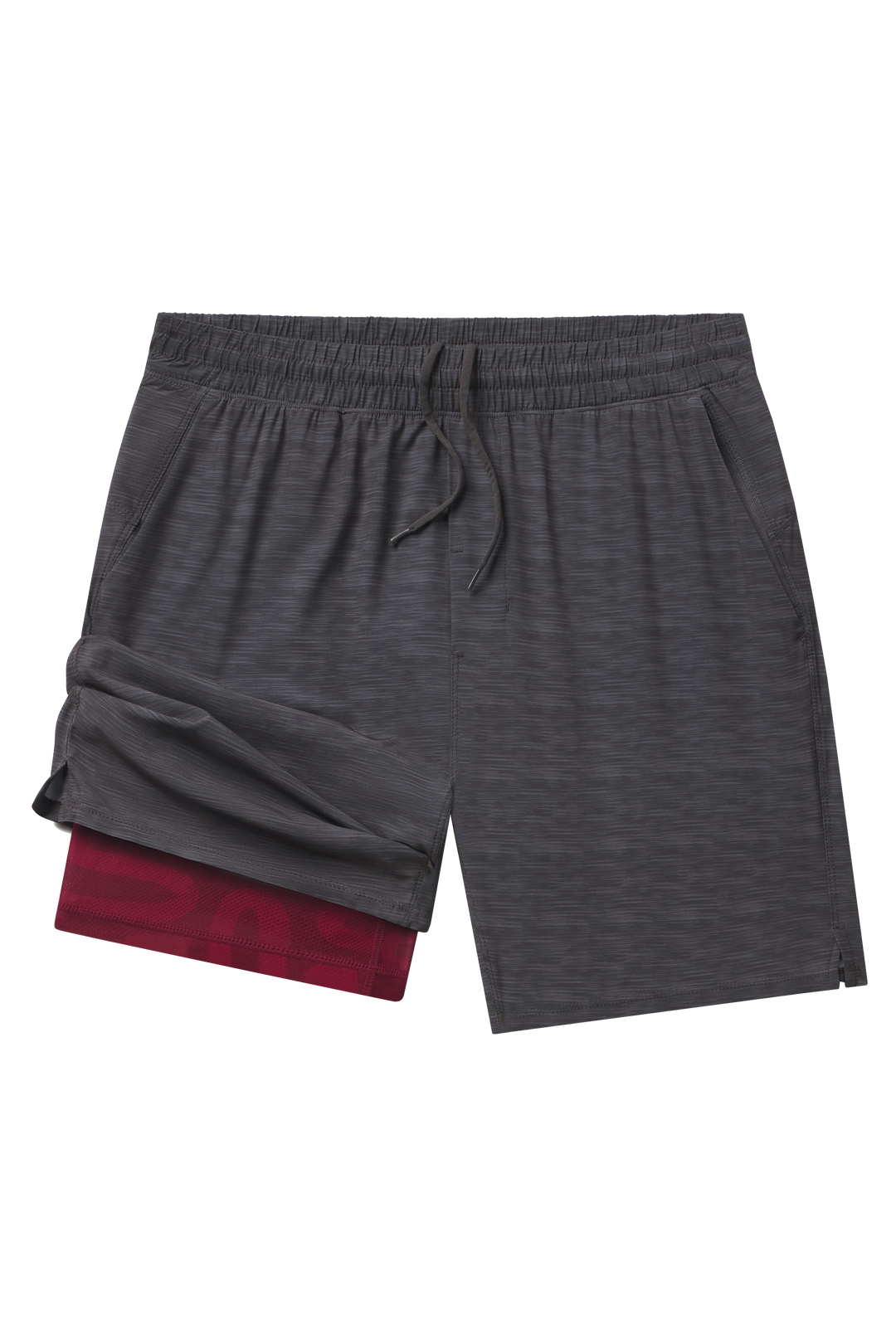 The Finish Line | Grey and Red Ball Hammock® 7 Inch Athletic Shorts