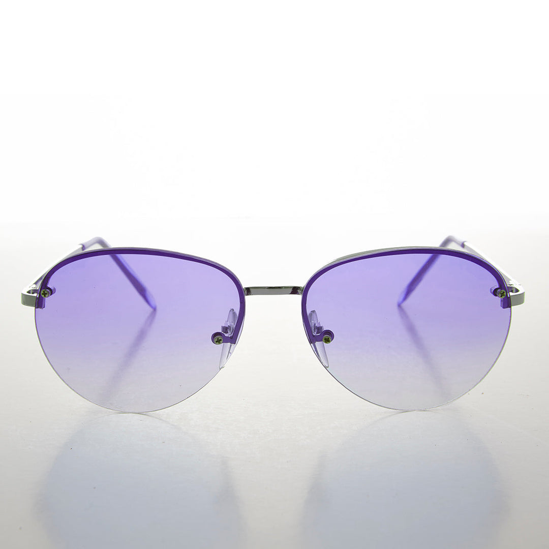 Chic Gradient Color Tinted Lens 90s Sunglass - Flow