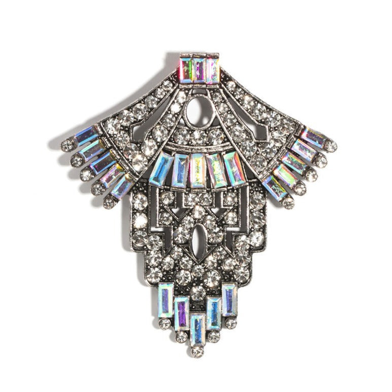 Lipstick & Chrome Silver Bells Brooch main image 1