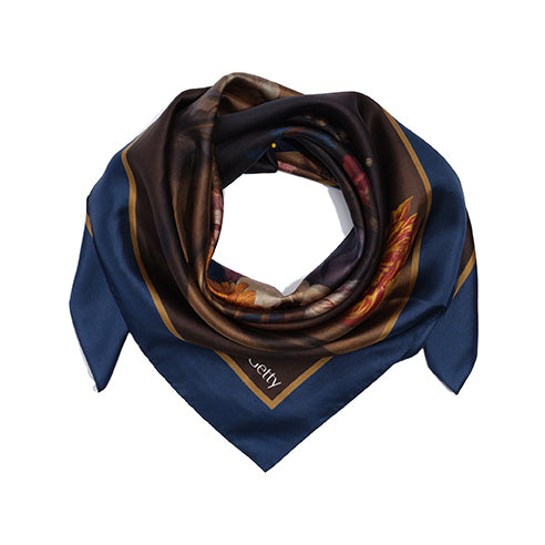 Square Ambrosius Bosschaert Flower Still Life Silk Scarf
