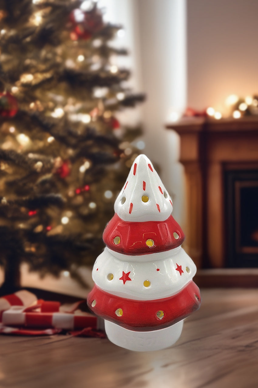 Tree Christmas Ceramic Ornament by Wizardi F07N7-4