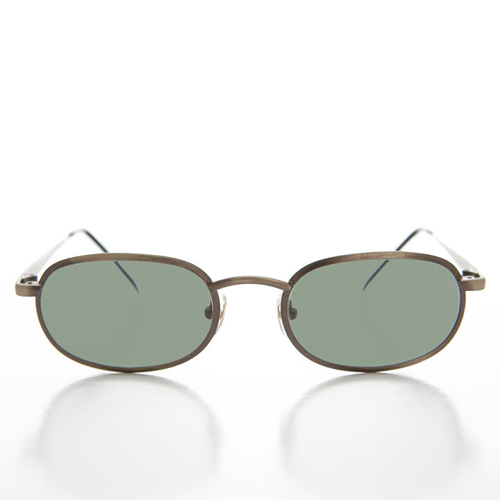 Oval Alloy Vintage Sunglasses - Hall