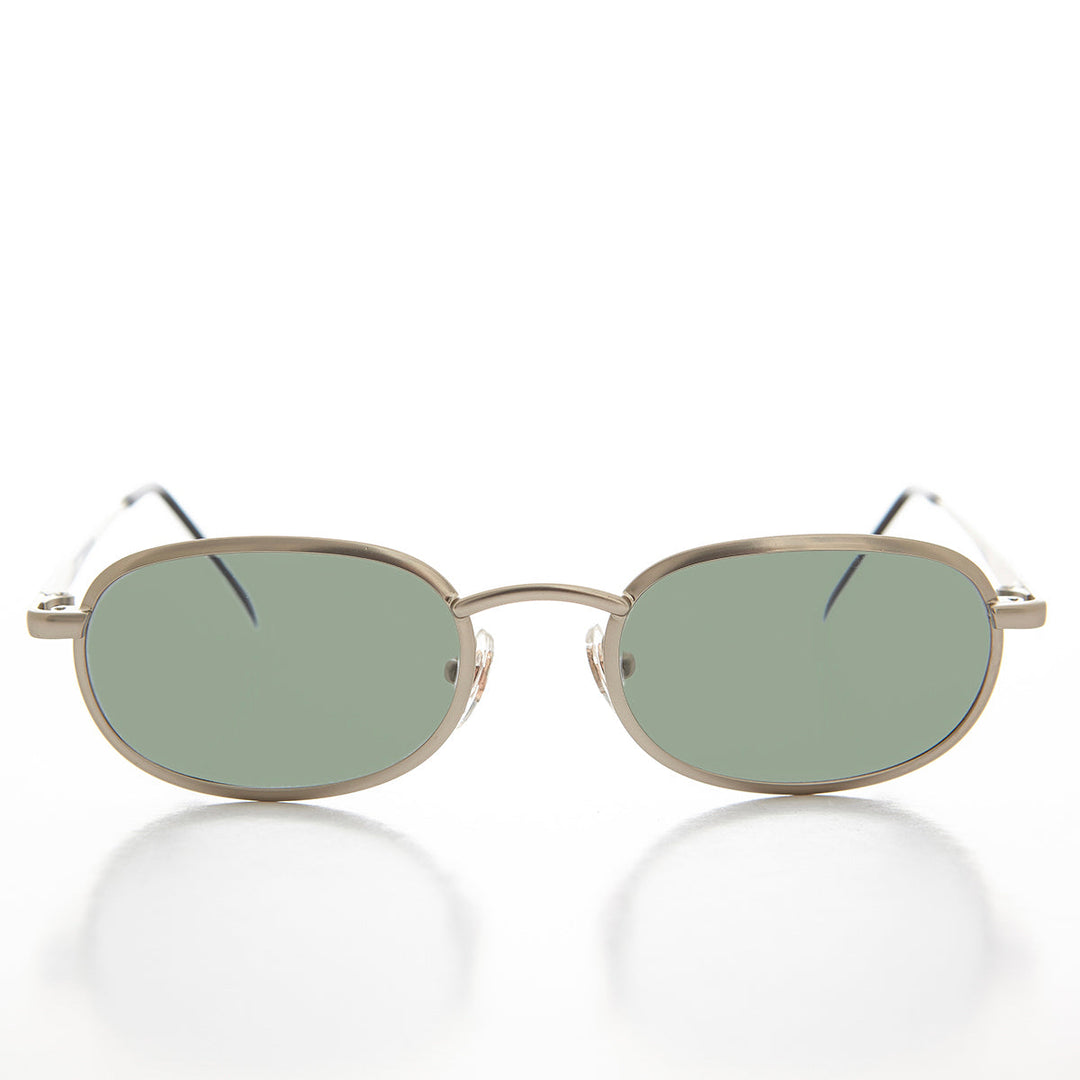 Oval Alloy Vintage Sunglasses - Hall