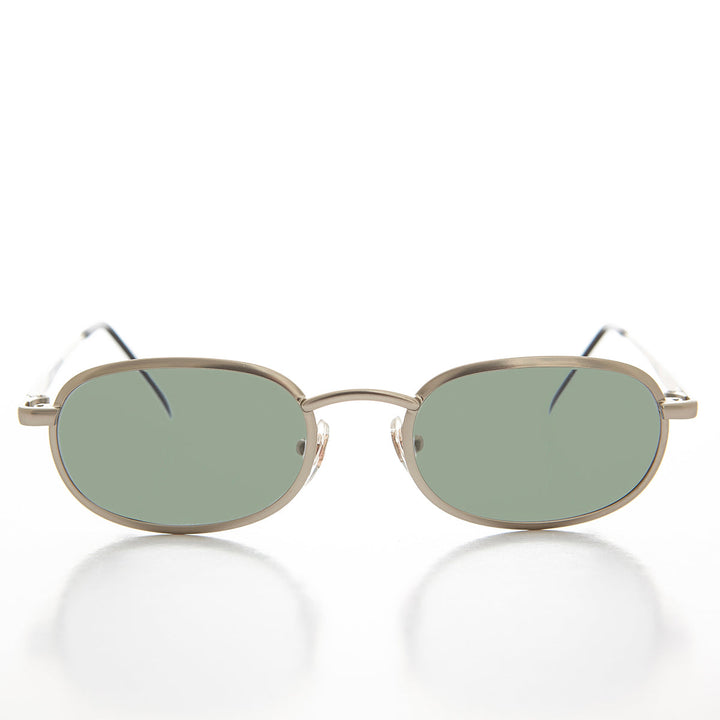 Oval Alloy Vintage Sunglasses - Hall