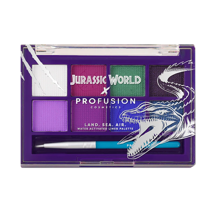 Jurassic World | Land.Sea.Air Water Activated Liner Palette