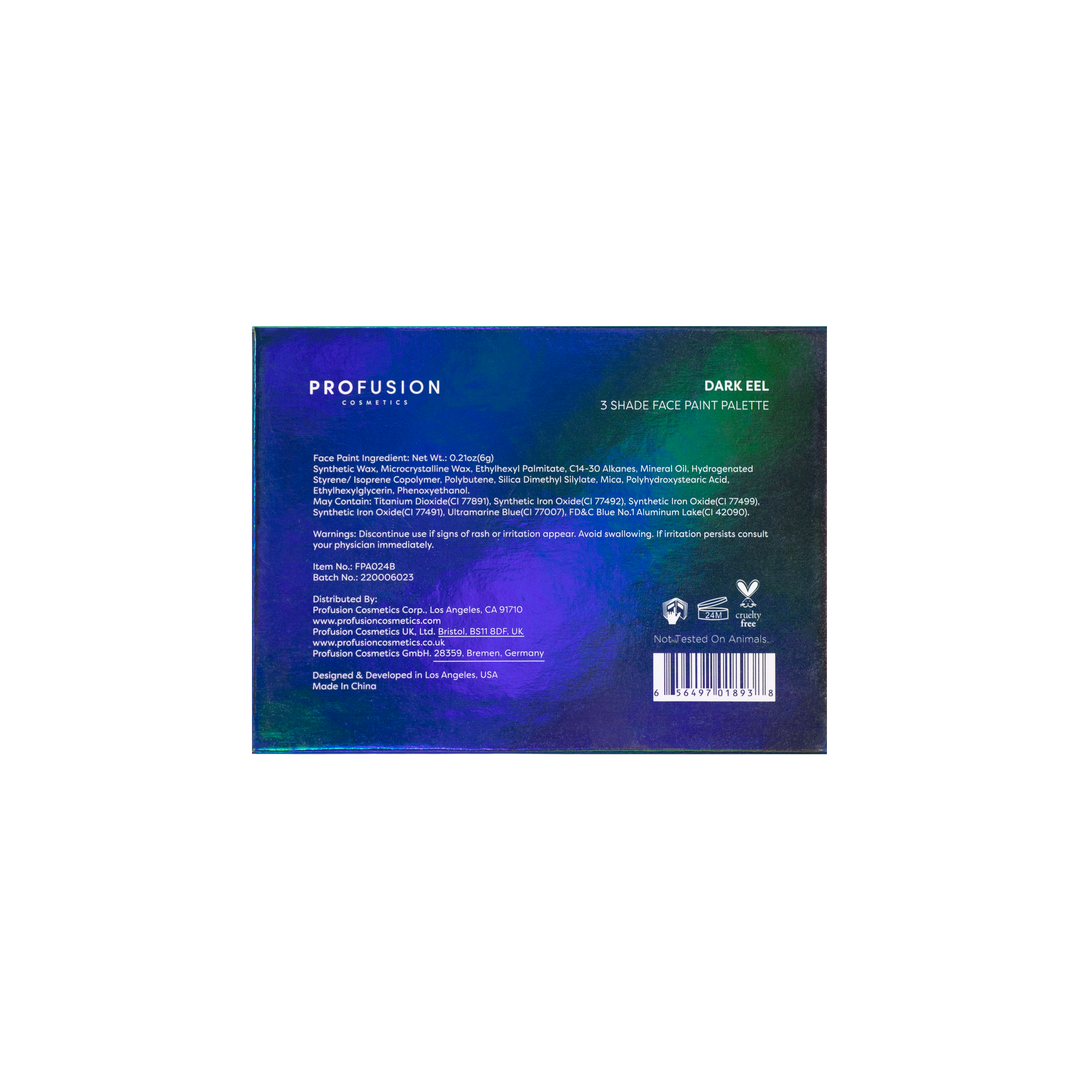 Sea Witch Face Paint - Dark Eel