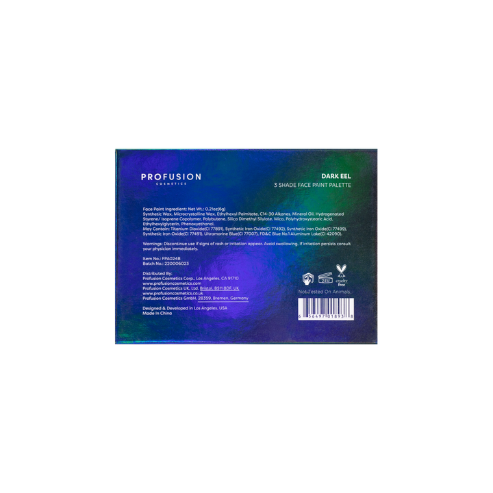 Sea Witch Face Paint - Dark Eel