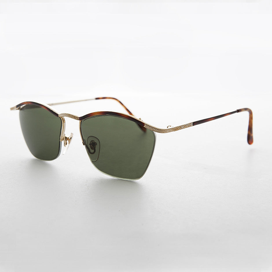 90s Gold Delicate Vintage Sunglass  - Francis