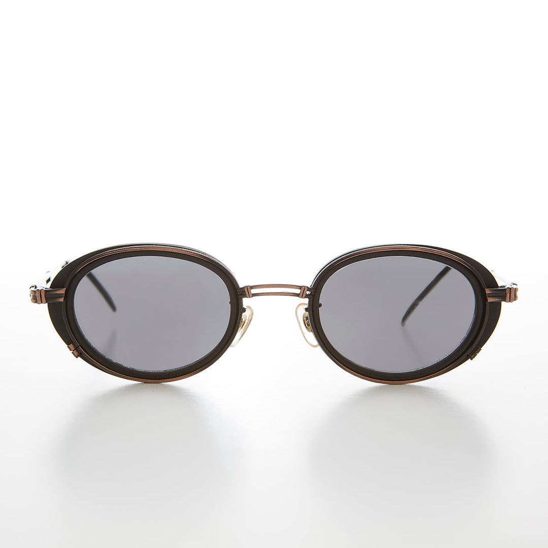 Cyber Goth Oval Vintage Sunglass - Fusion