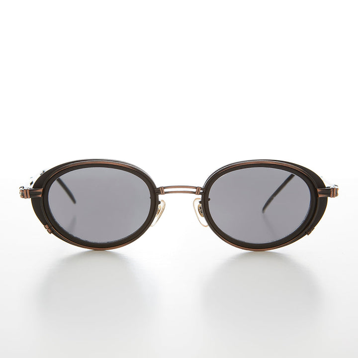 Cyber Goth Oval Vintage Sunglass - Fusion