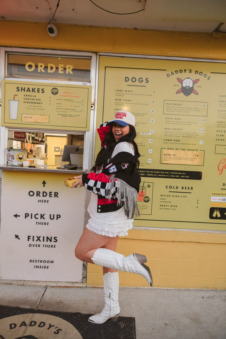 American Thighs - Royal Blue Vintage Trucker Hat