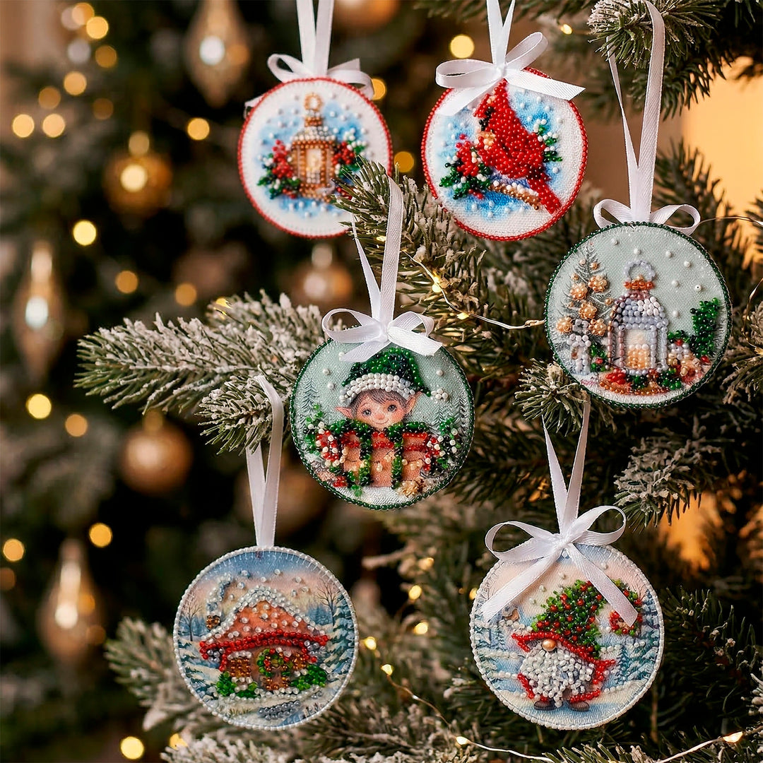 Fairy-Tale Elf Bead Embroidery Decoration Kit by Abris Art ABT-068