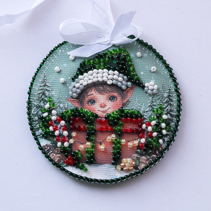 Fairy-Tale Elf Bead Embroidery Decoration Kit by Abris Art ABT-068