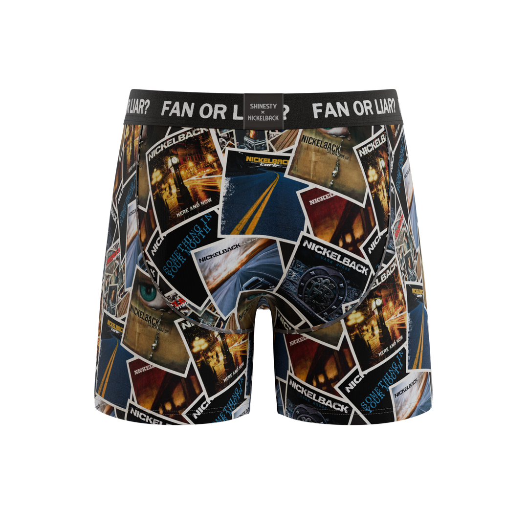 The Fan or Liar | Shinesty X Nickelback Albums Ball Hammock® Pouch Underwear With Fly