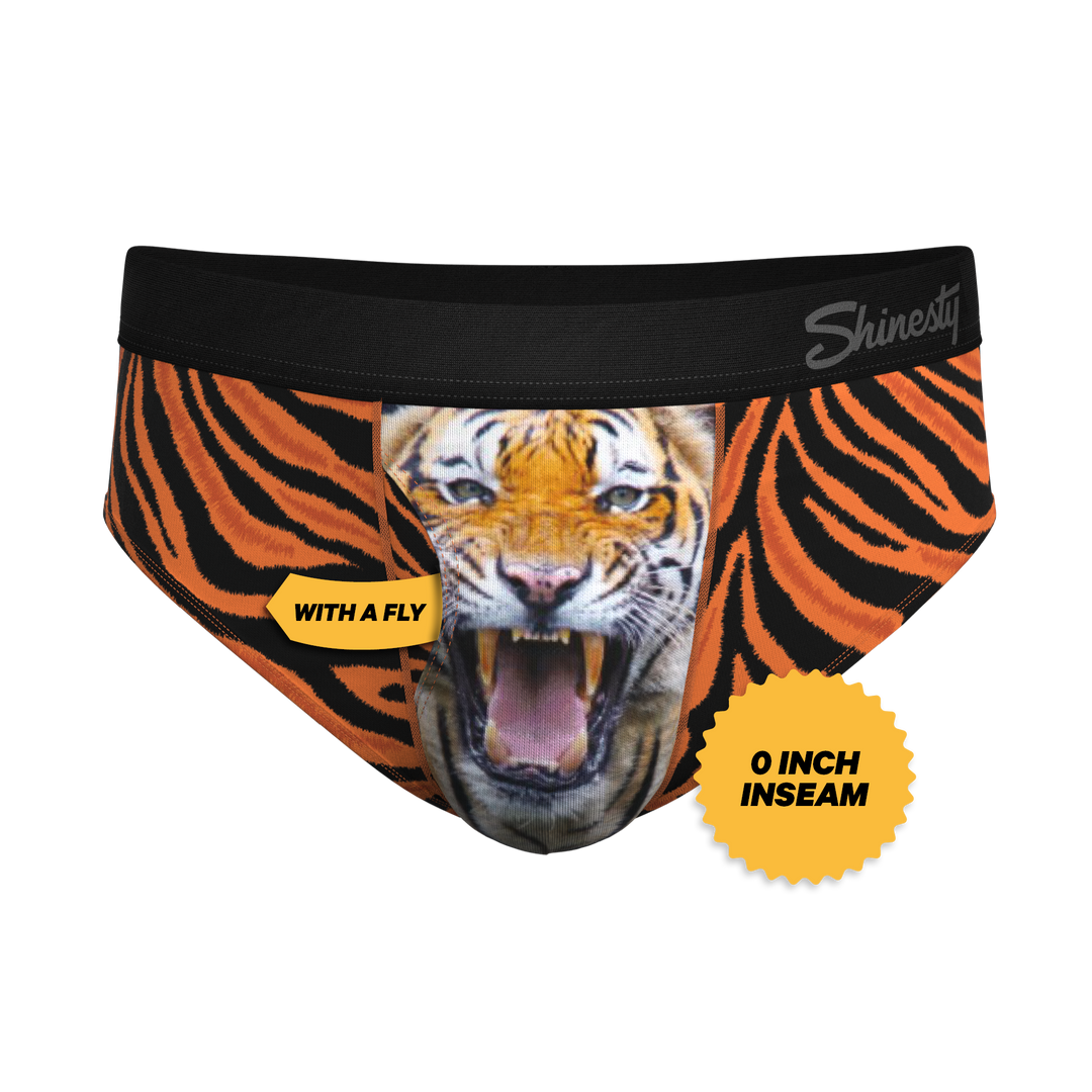 The Feral Feline | Tiger Print Ball Hammock® Pouch Underwear Briefs