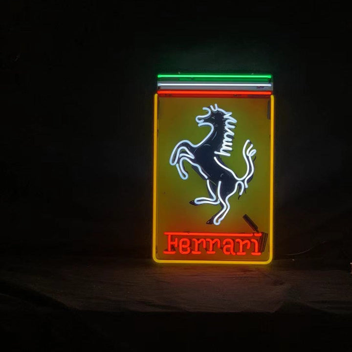 Ferrari Logo Neon Sign