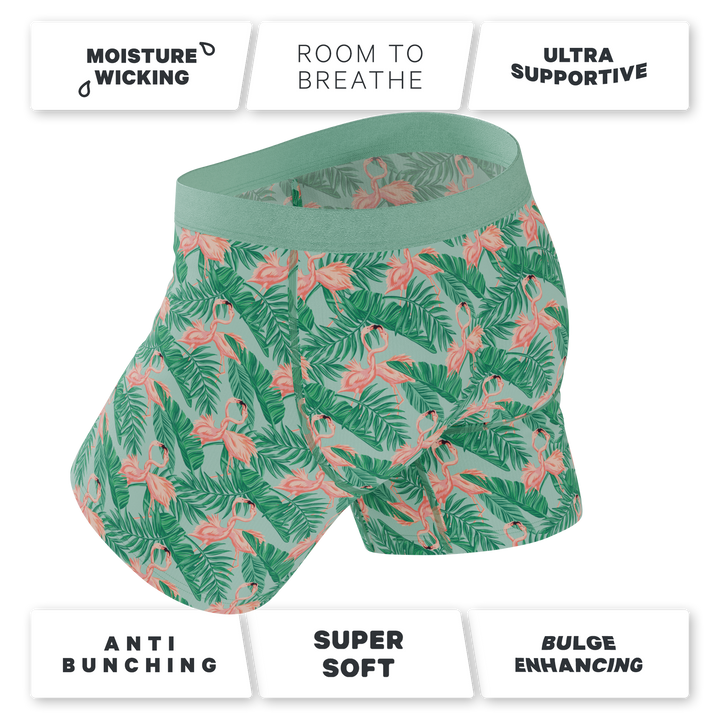 The Flamboyance | Flamingo Ball Hammock® Pouch Underwear