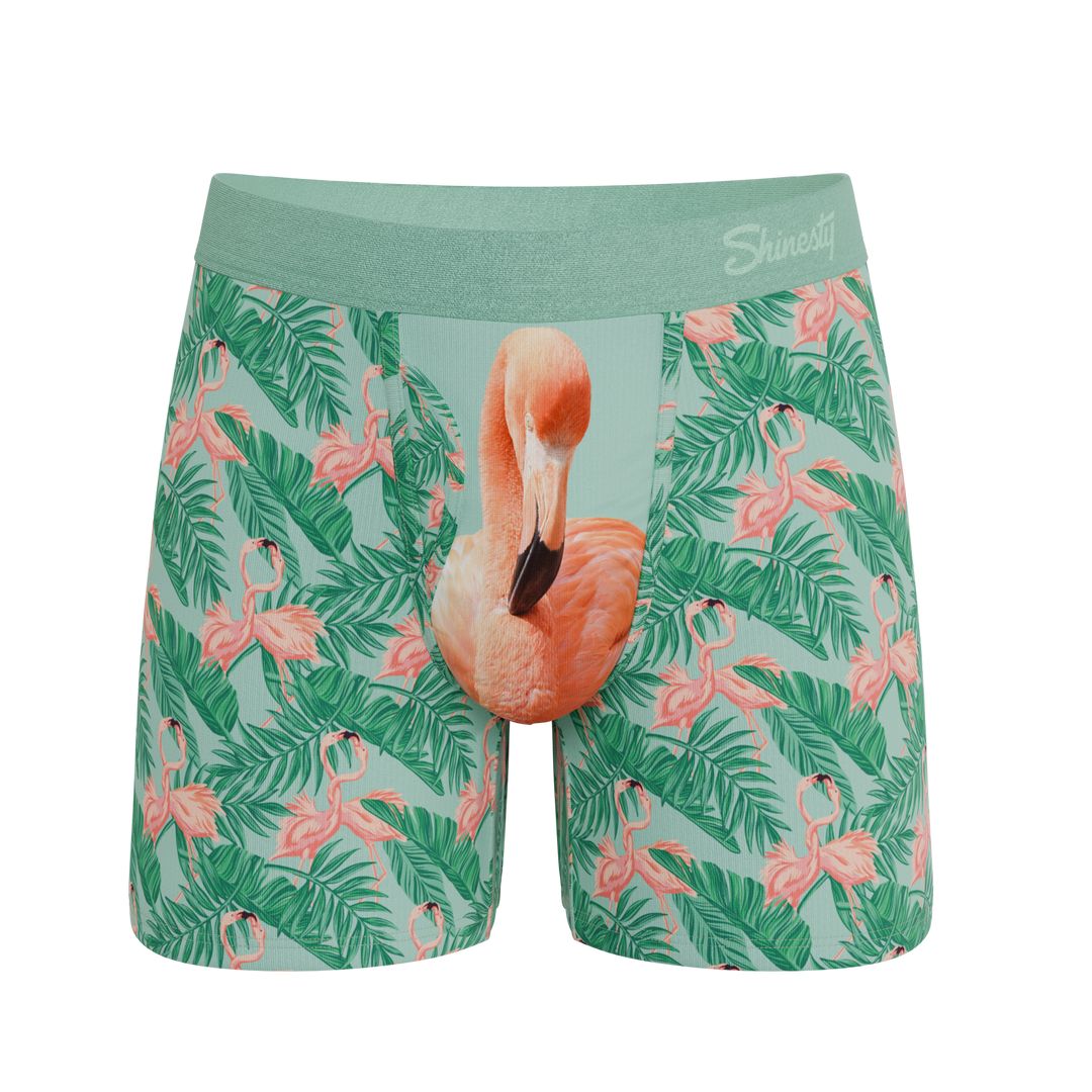 The Flamboyance | Flamingo Ball Hammock® Pouch Underwear With Fly
