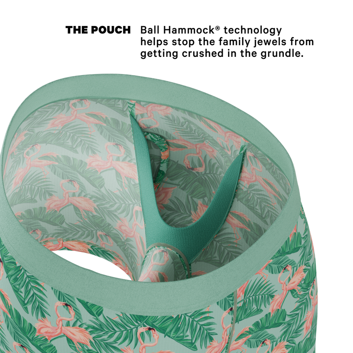 The Flamboyance | Flamingo Ball Hammock® Pouch Underwear With Fly