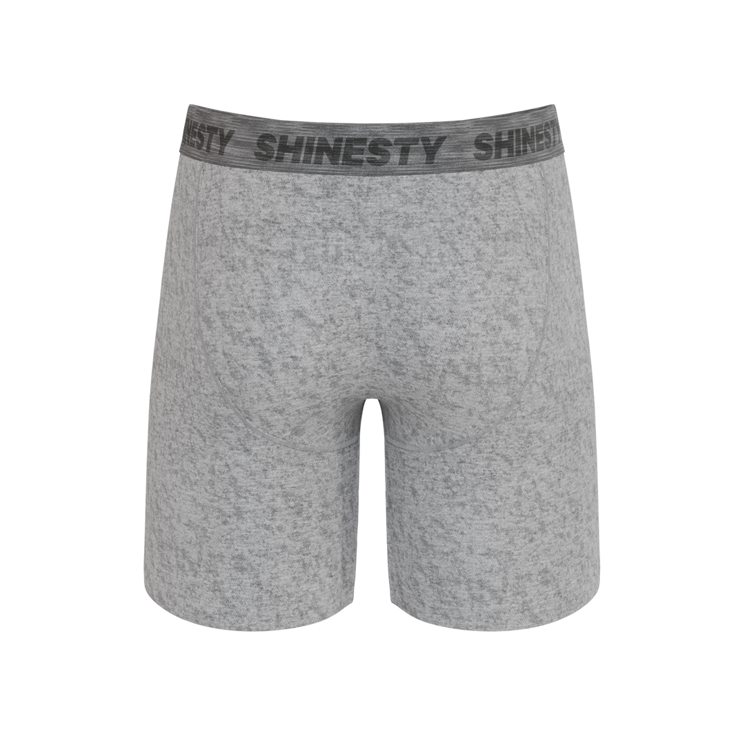 The Flintstone | Heather Grey and Black Ball Hammock® Boxer - Long Leg