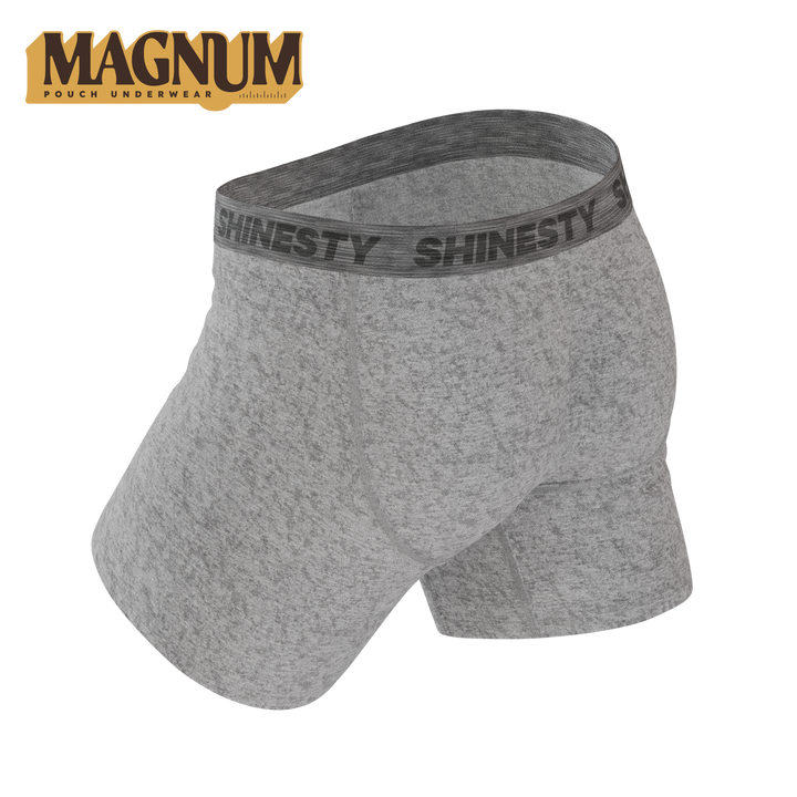 The Flintstone | Heather Grey and Black Ball Hammock® Magnum Big Pouch Underwear