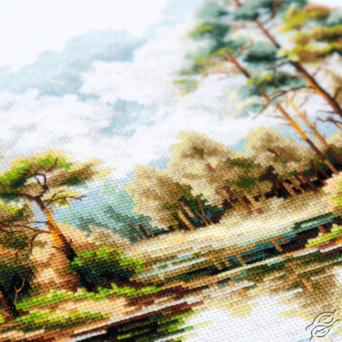 Forest Lake Counted Cross Stitch Kit by Magic Needle 70-39