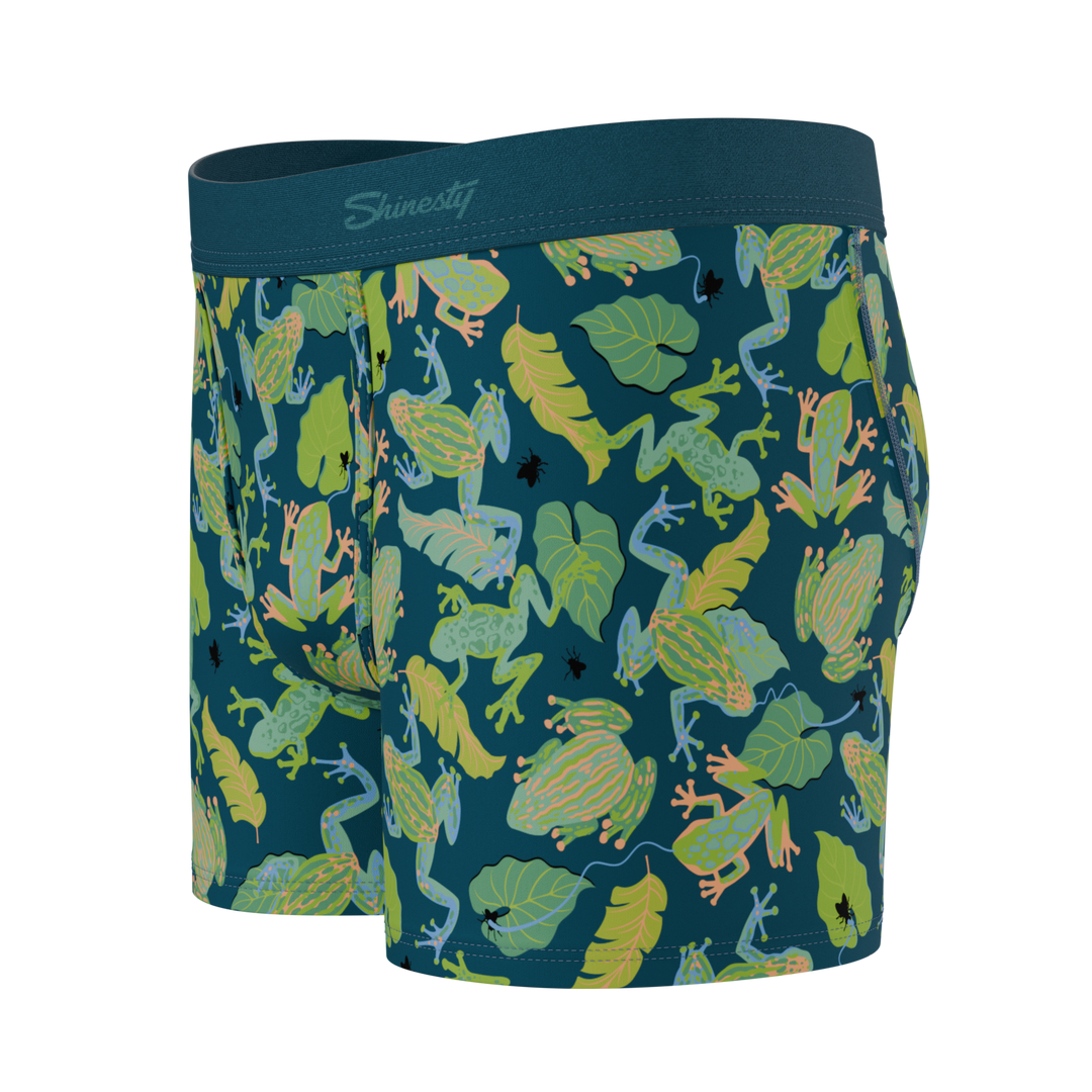 The Frog House | Tropical Frogs Boy's Boxer Briefs