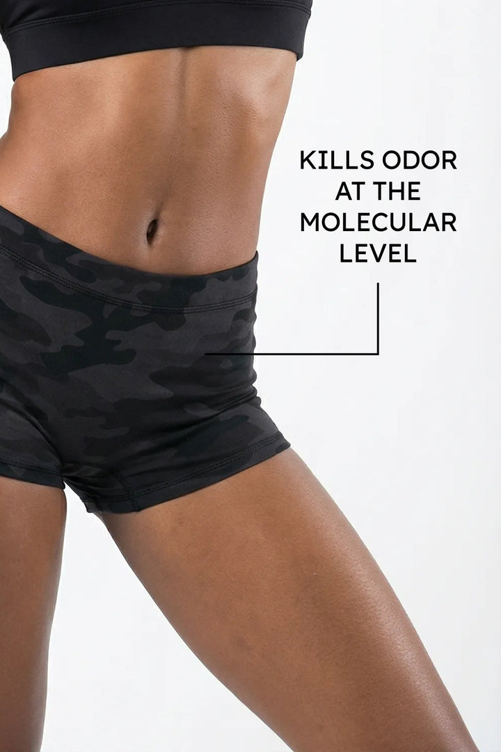 The Darkside | Black Camouflage Fart Proof Boyshort Underwear